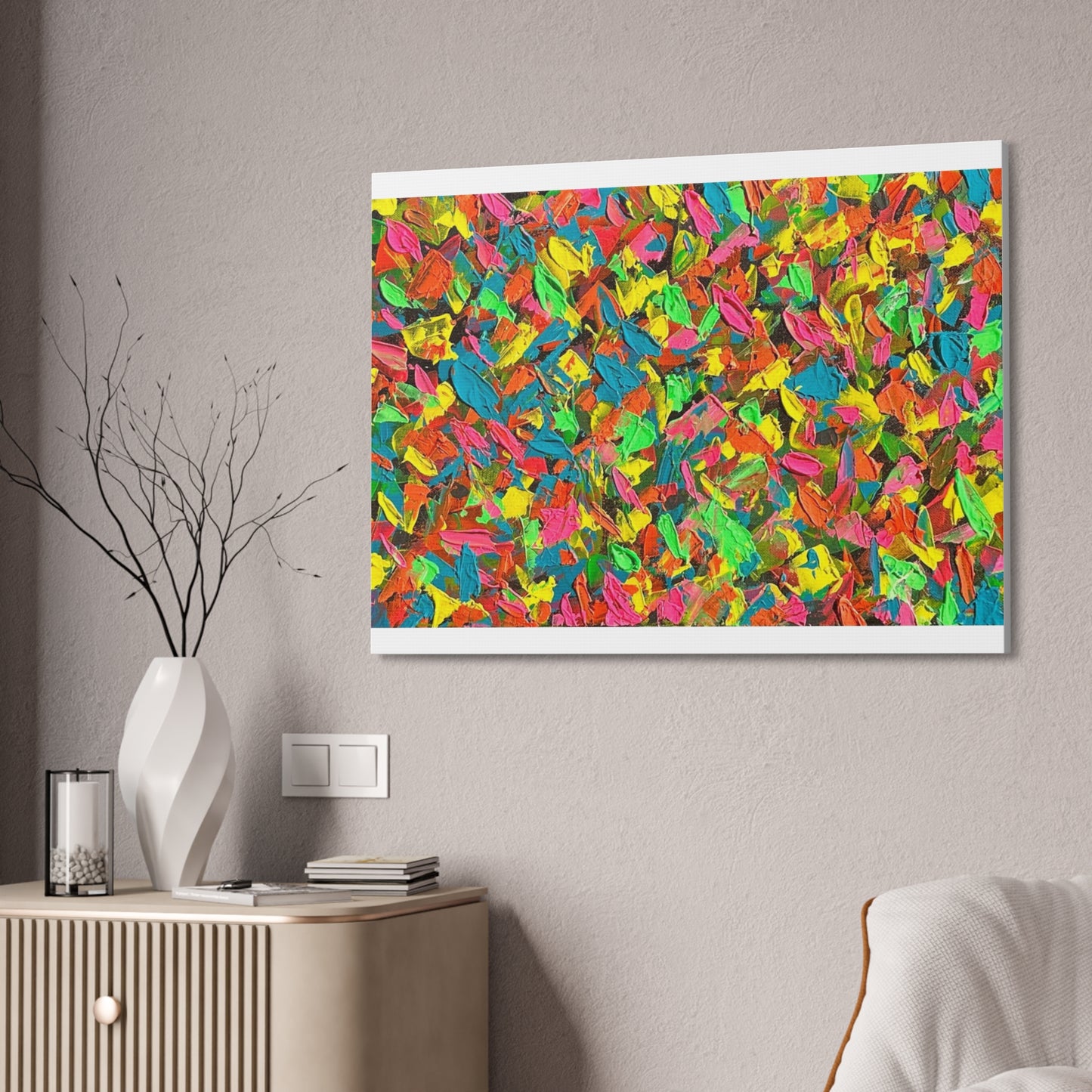 Neon rewind print