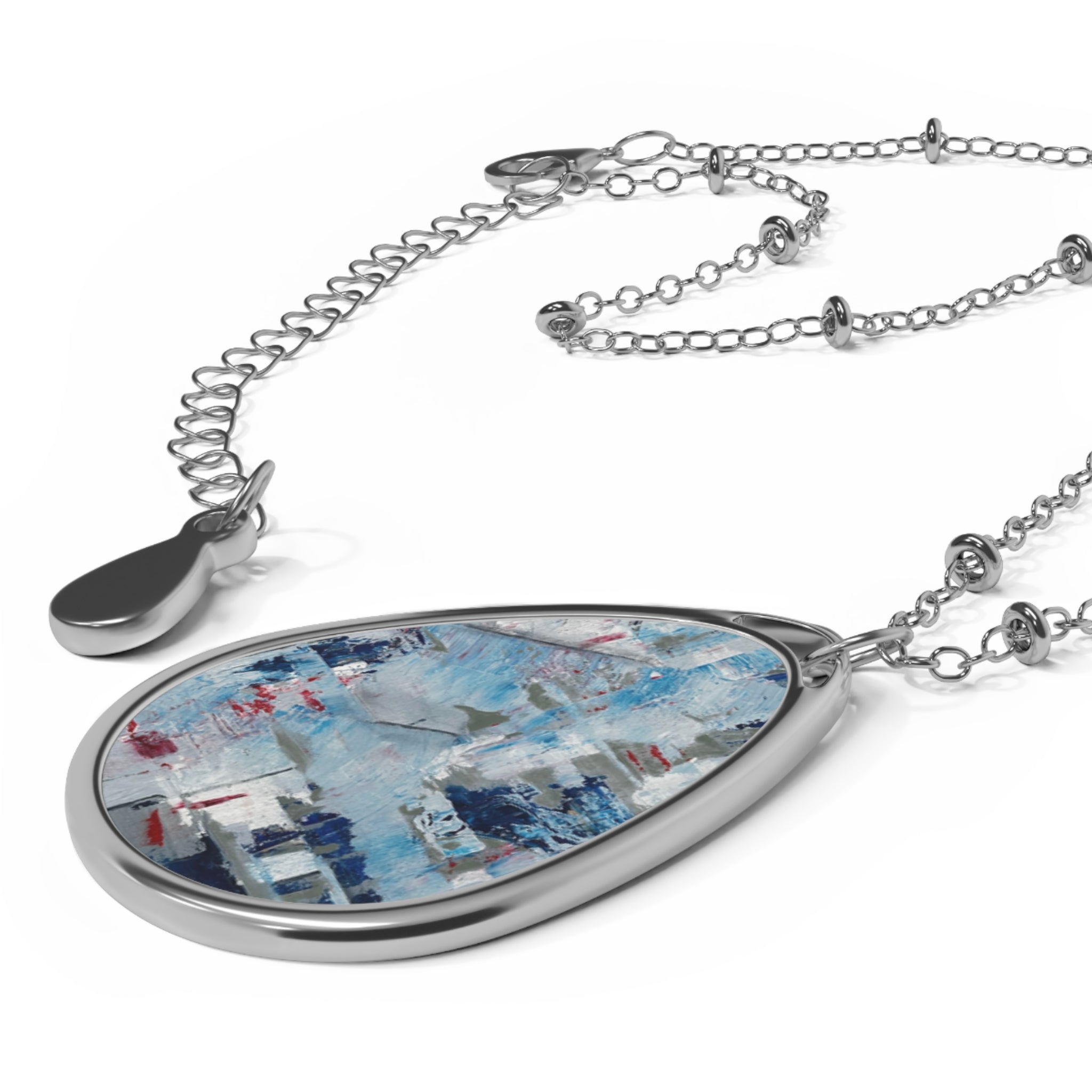The shape of what remains- art necklace