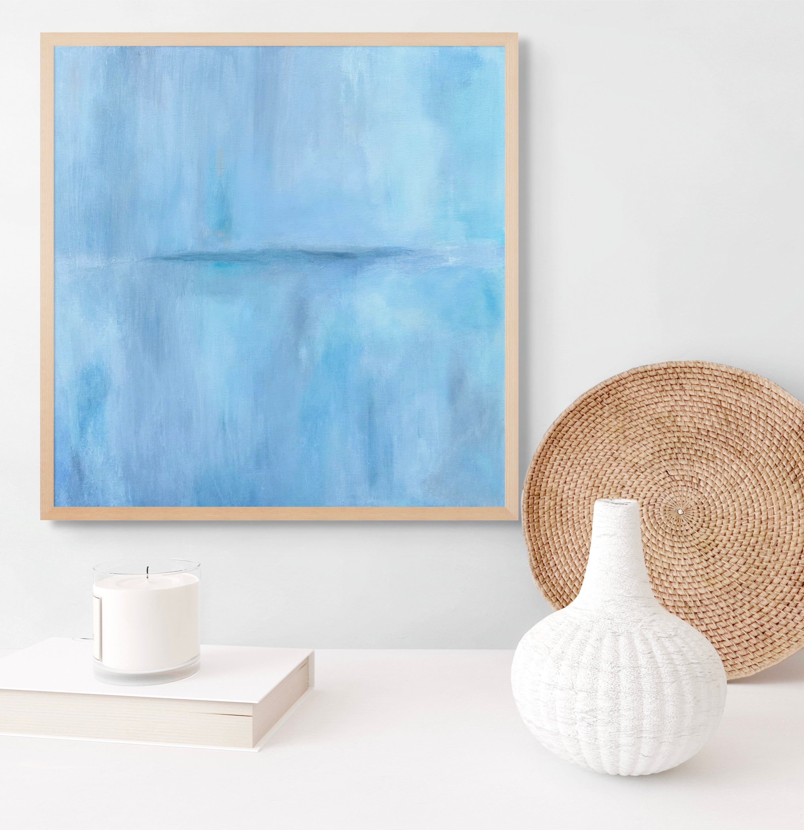 Exhale - original art on 24x24 gallery canvas