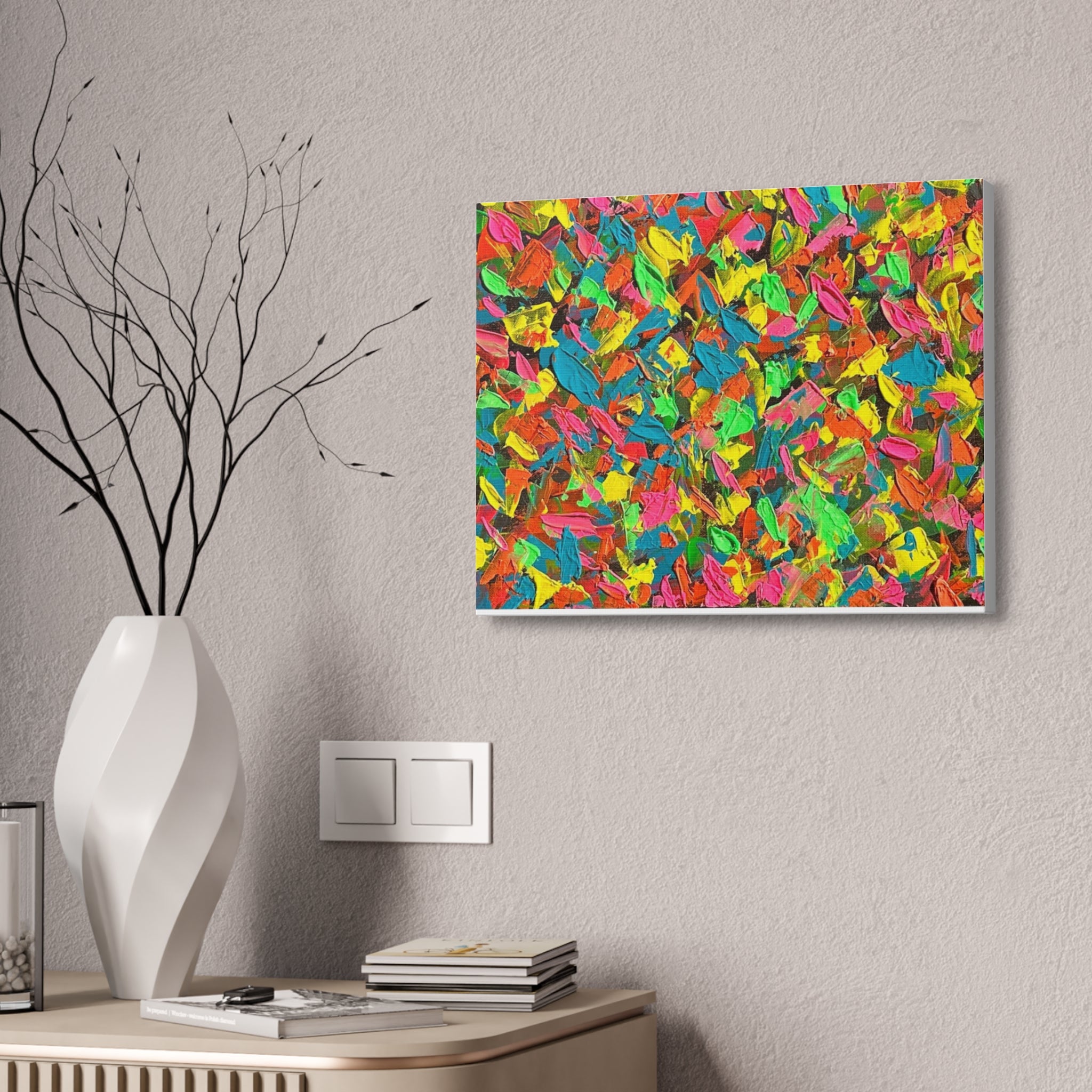Neon rewind print