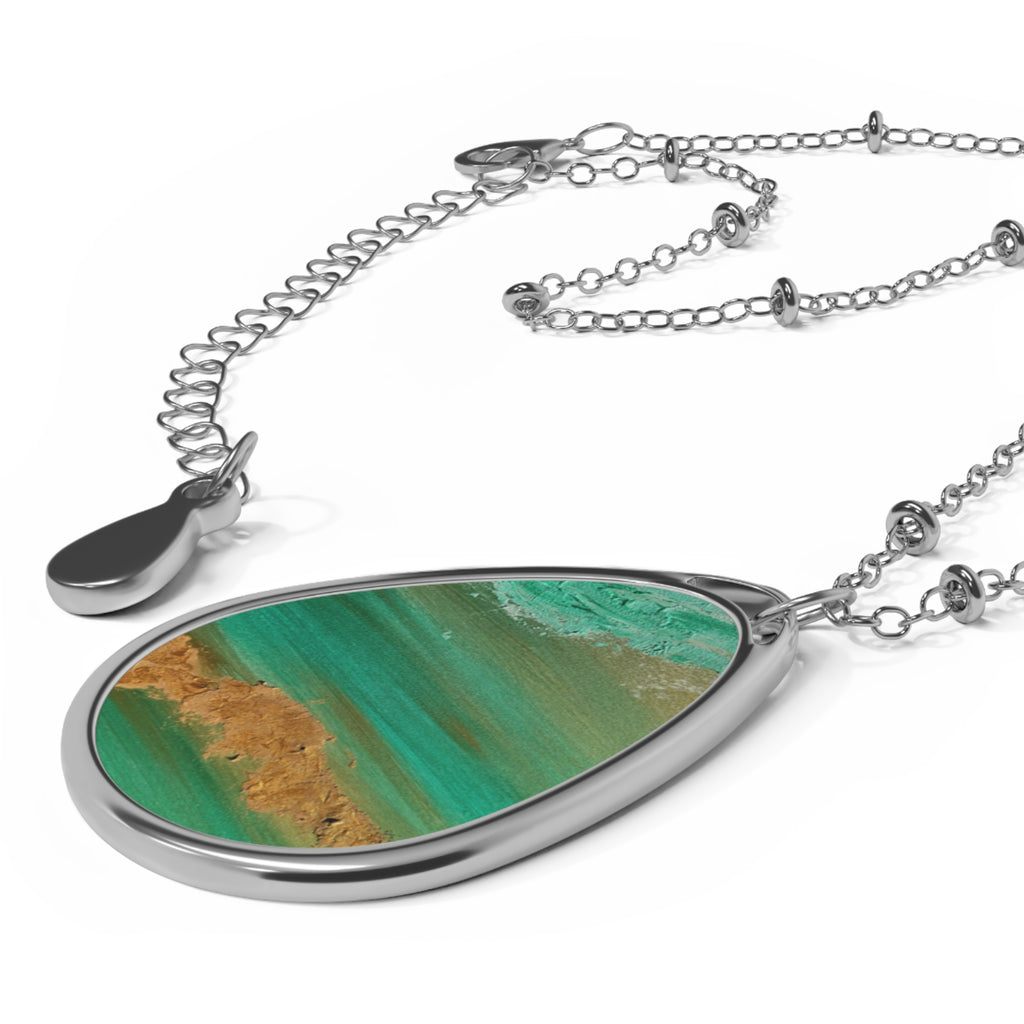 Sea and sand - art necklace