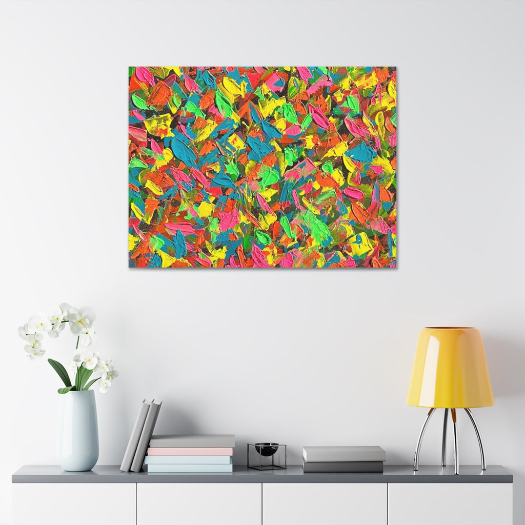 Neon rewind print