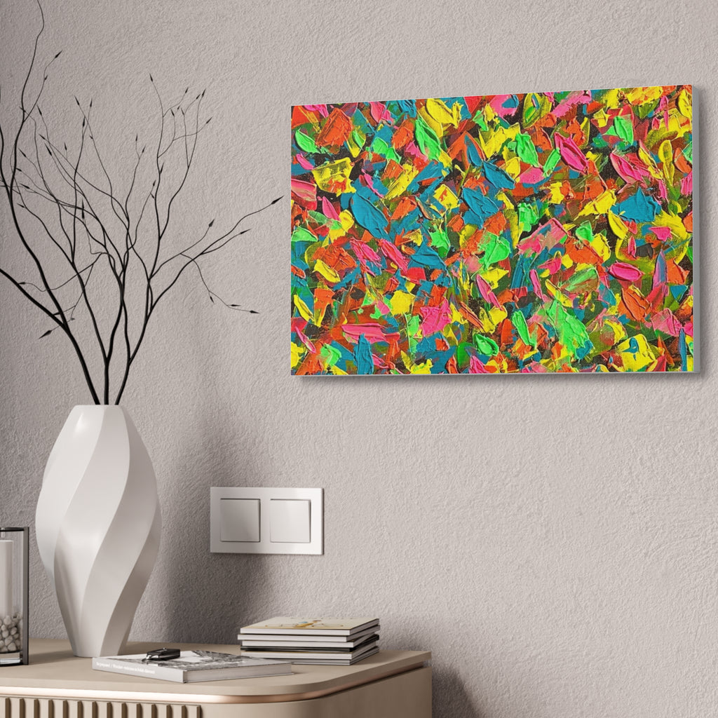 Neon rewind print