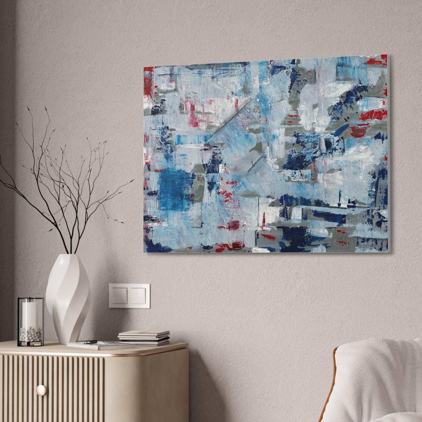 The shape of what remains  Canvas 1.5" print