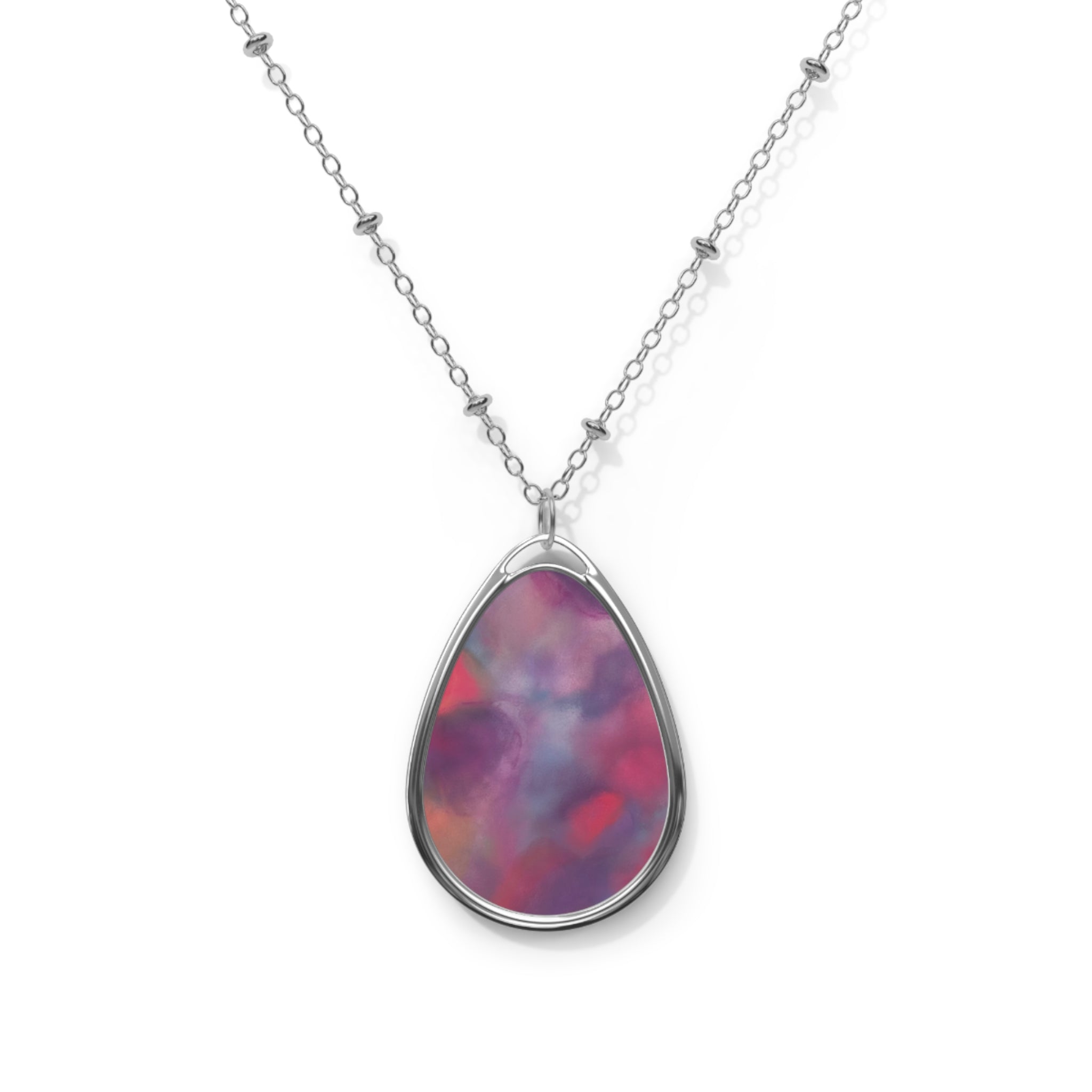 Meet me at sunset — art necklace
