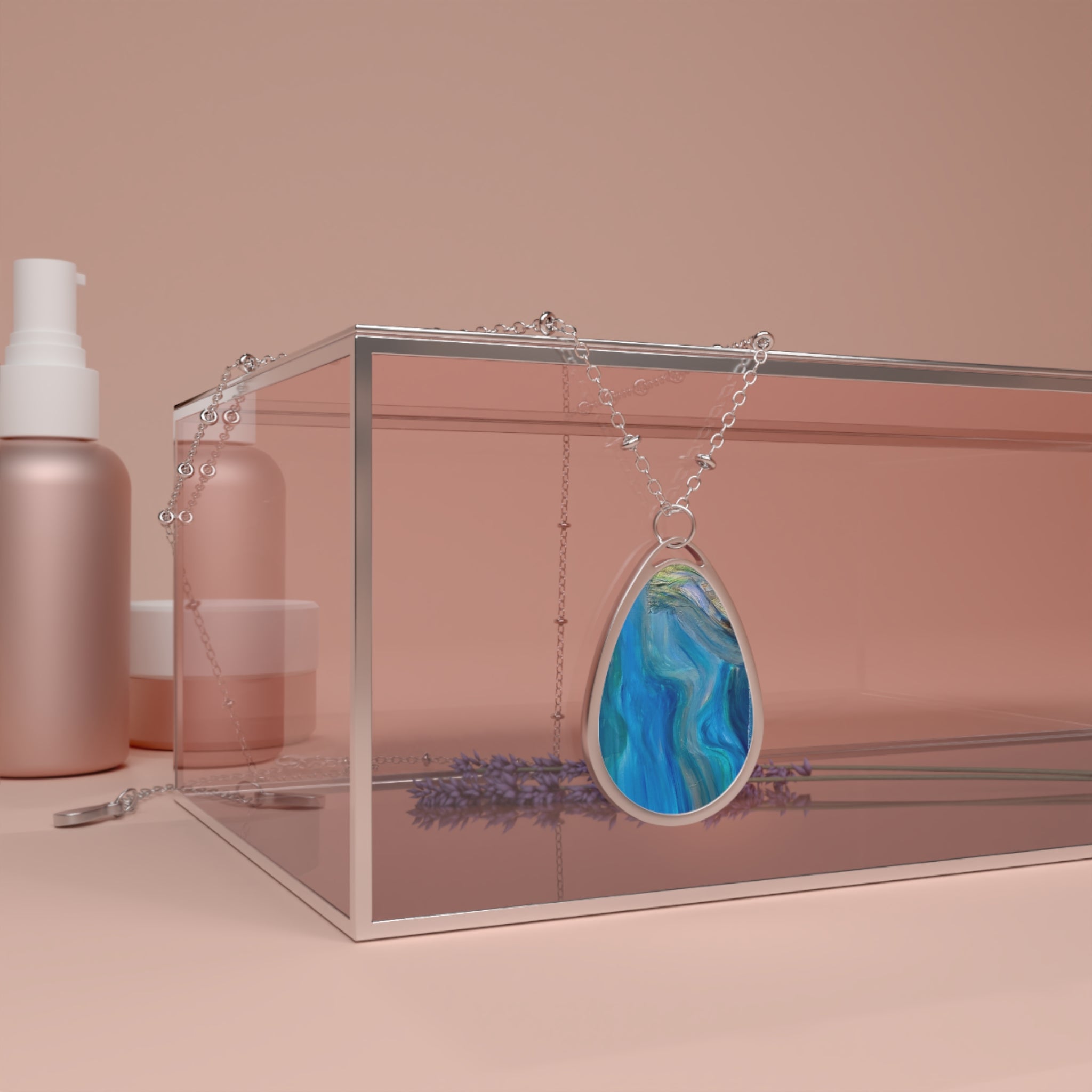 Unheld- art necklace
