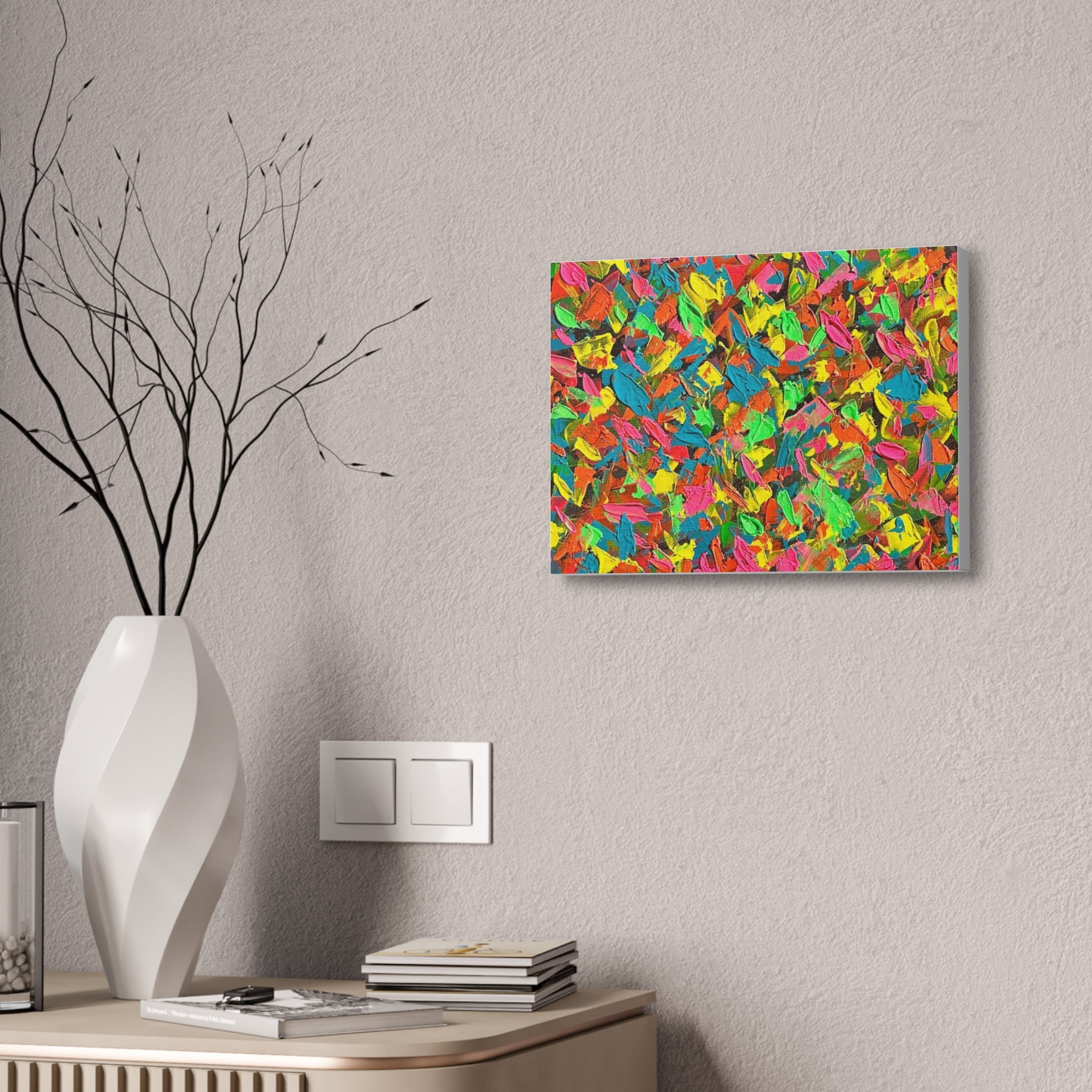 Neon rewind print