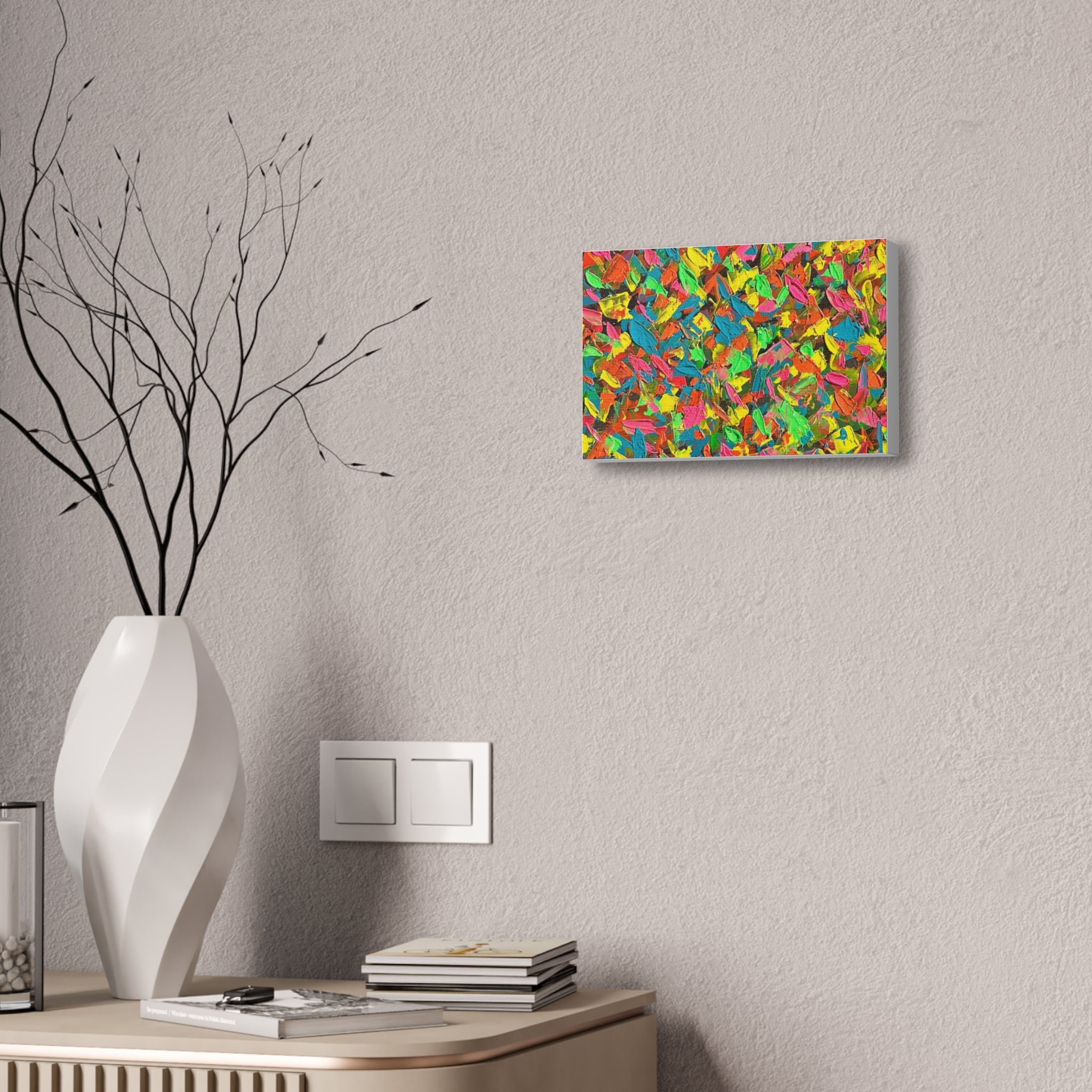 Neon rewind print