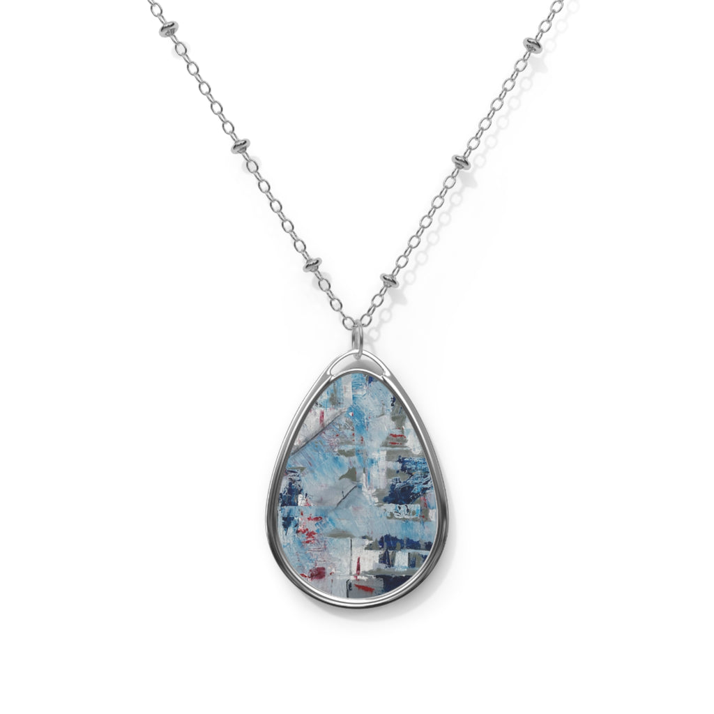 The shape of what remains- art necklace