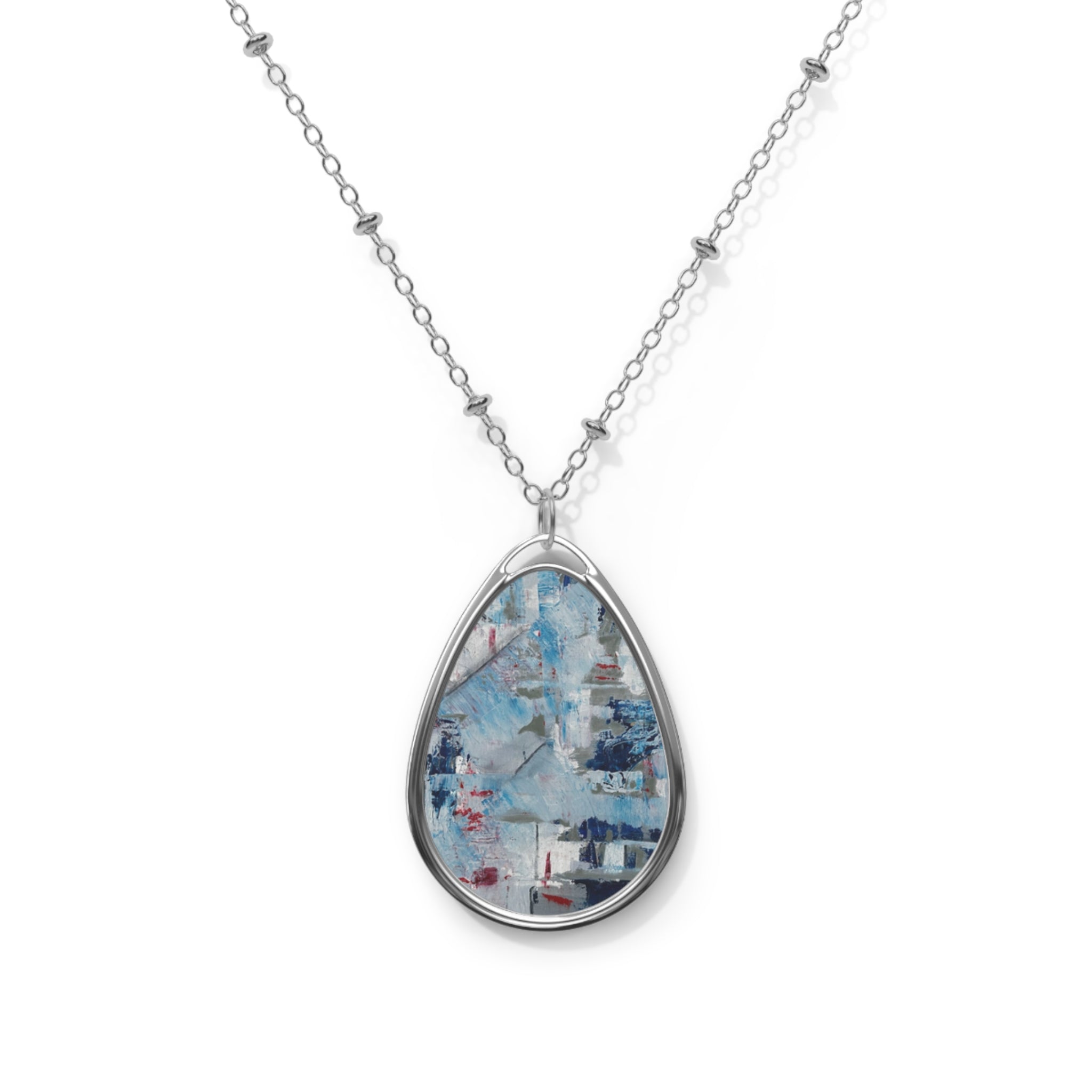 The shape of what remains- art necklace