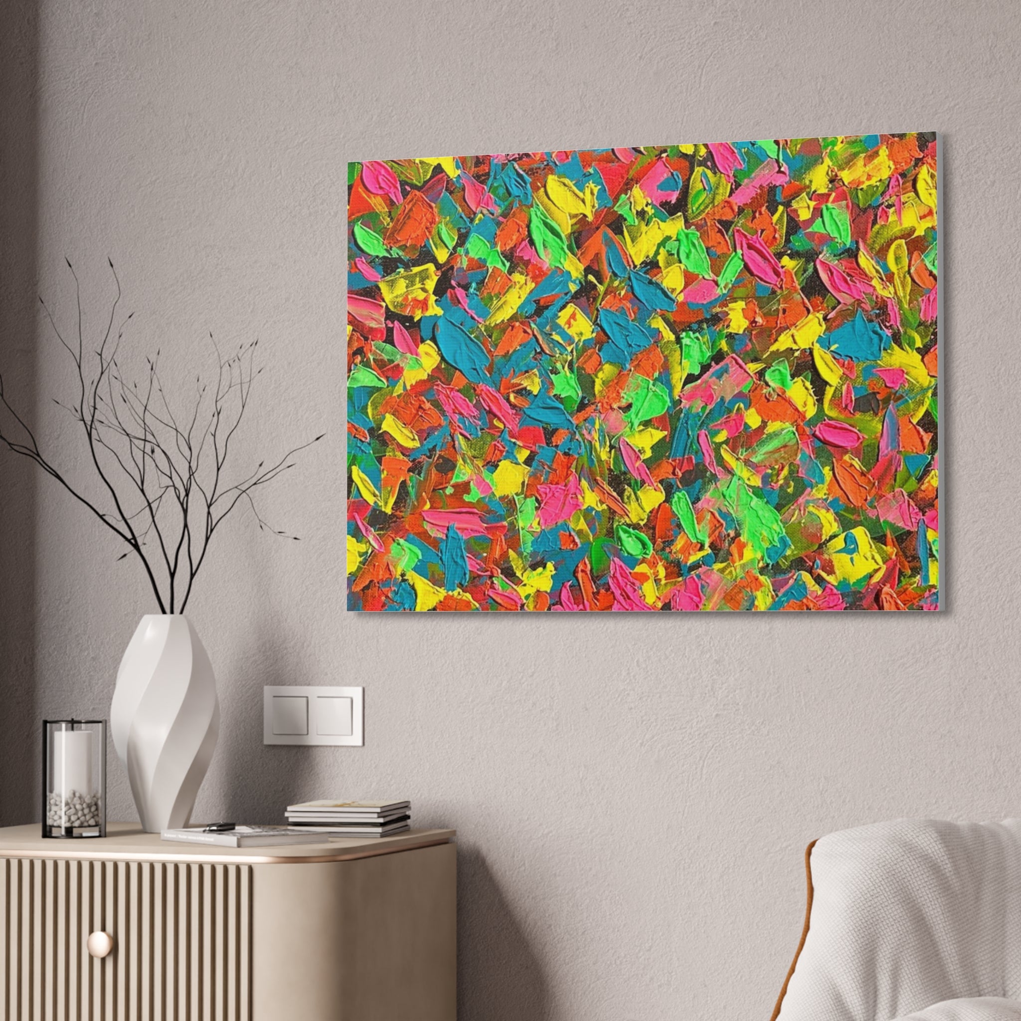 Neon rewind print