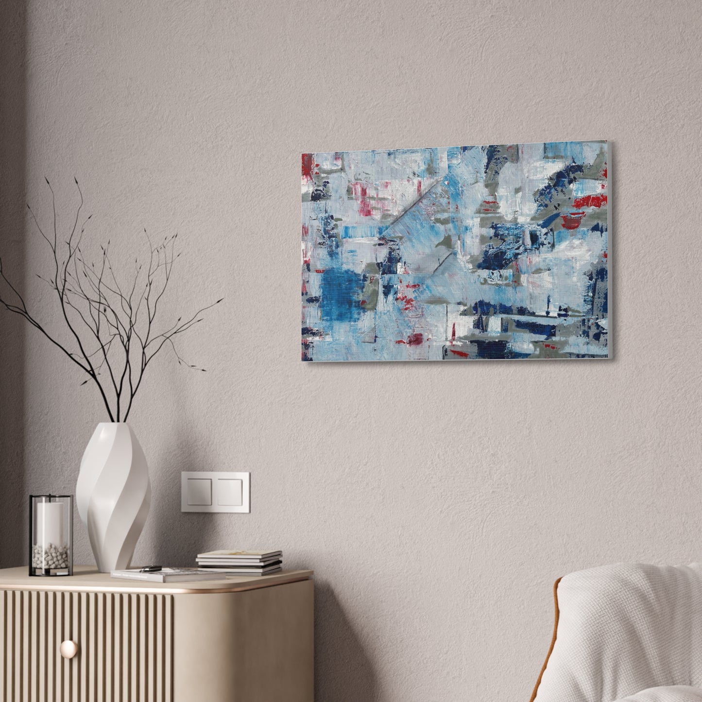 The shape of what remains  Canvas 1.5" print