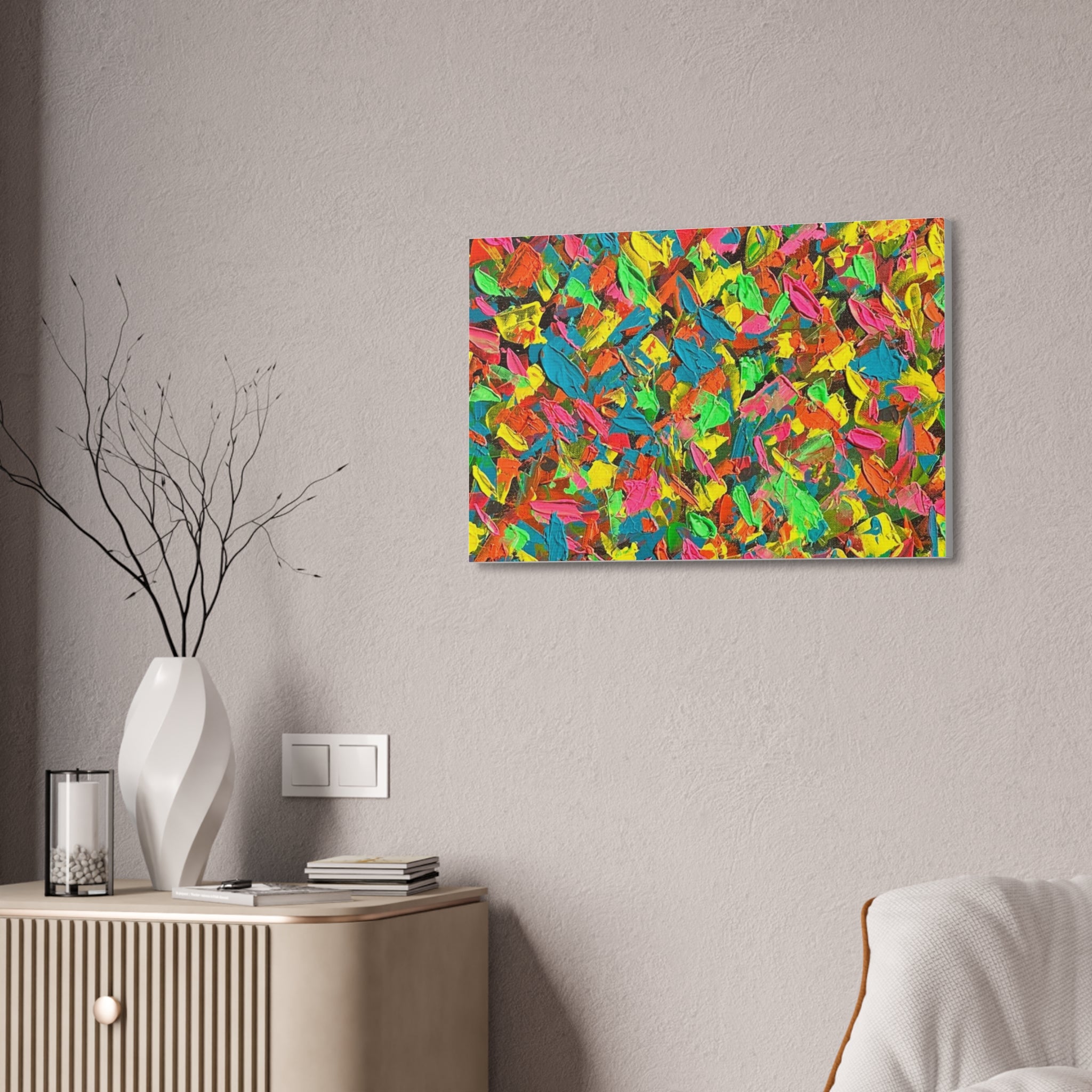 Neon rewind print