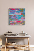 High vibration- original - 24x24 acrylic on gallery canvas