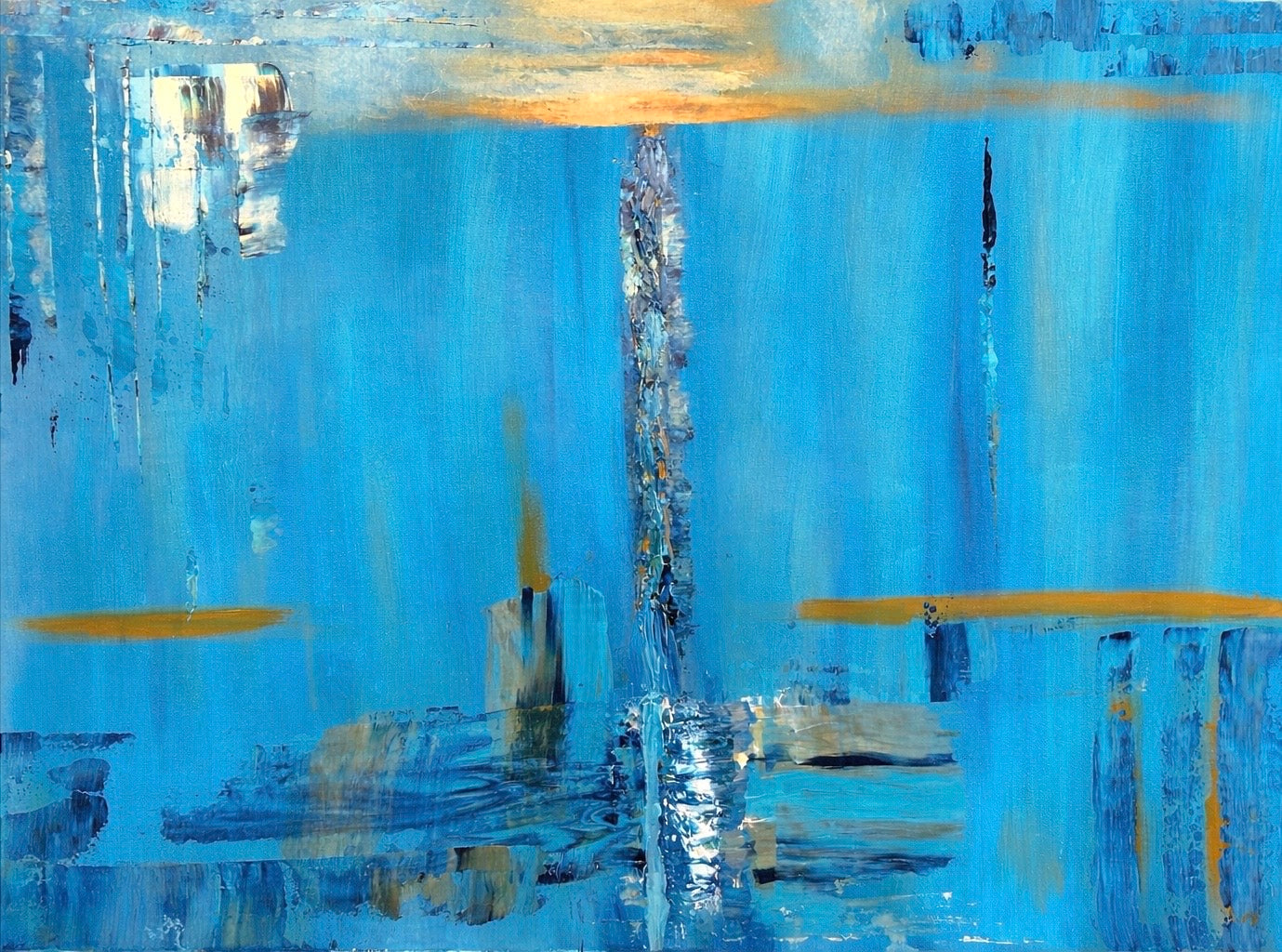 I am still here 24x30 gallery canvas original