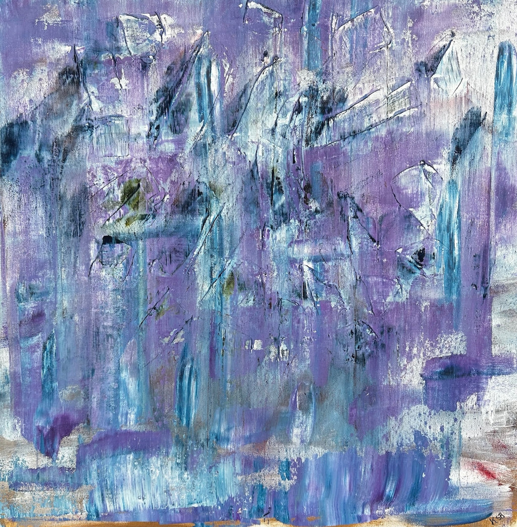 Indigo Skies original art