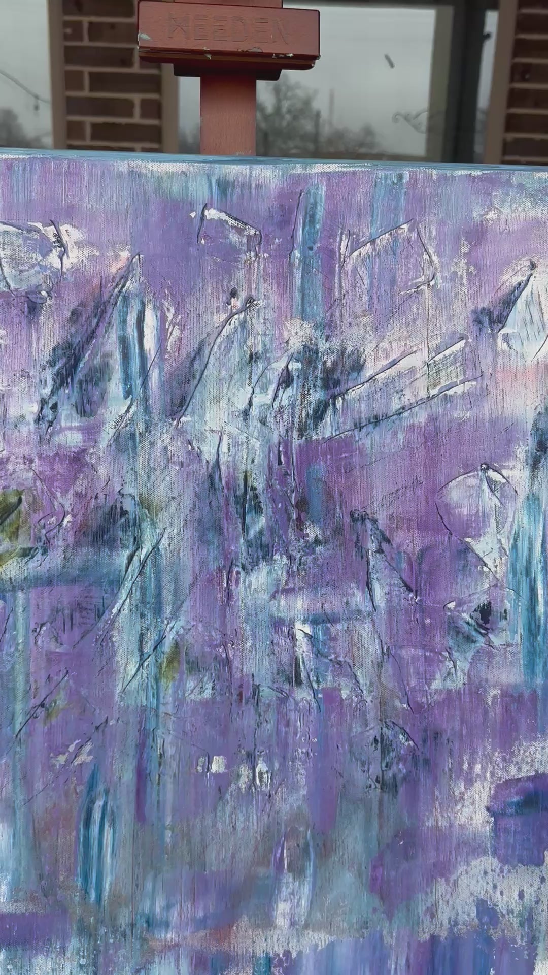 Indigo Skies original art