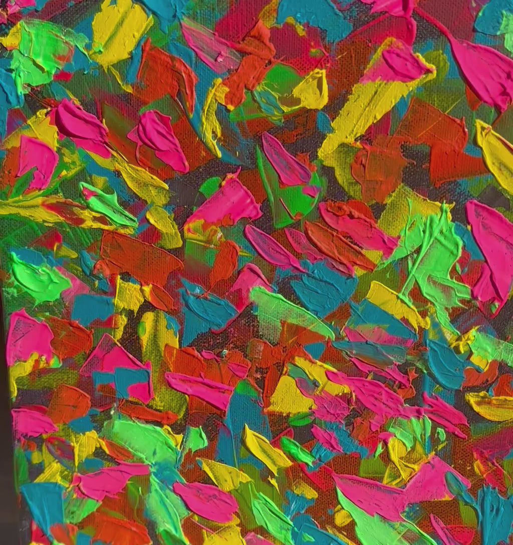Neon rewind original art